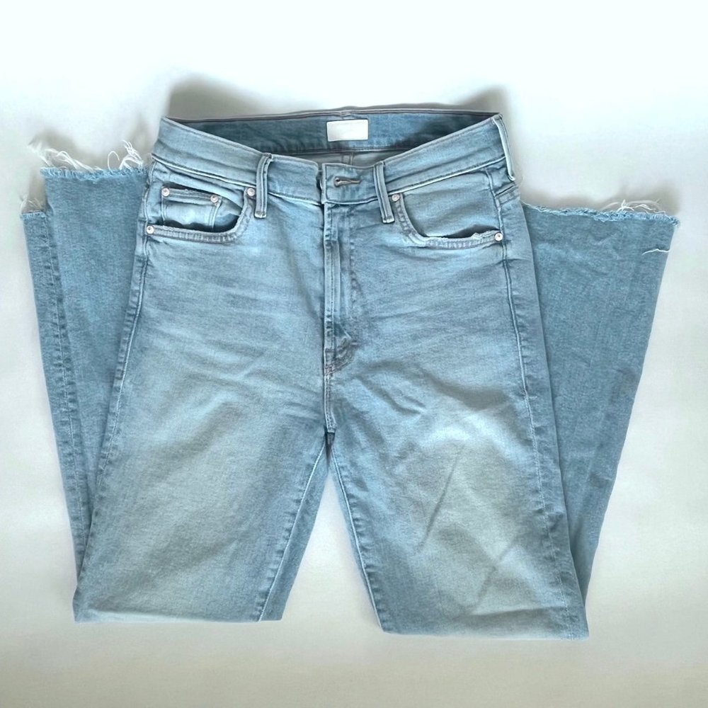 MOTHER The Insider Crop Step Fray / 27 / flare / fresh catch